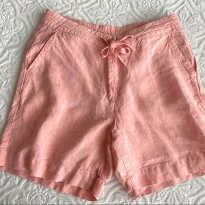 L.L. Bean classic Fit linen shorts